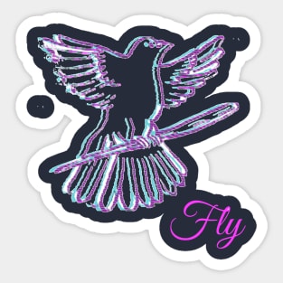 Fly Dove Sticker